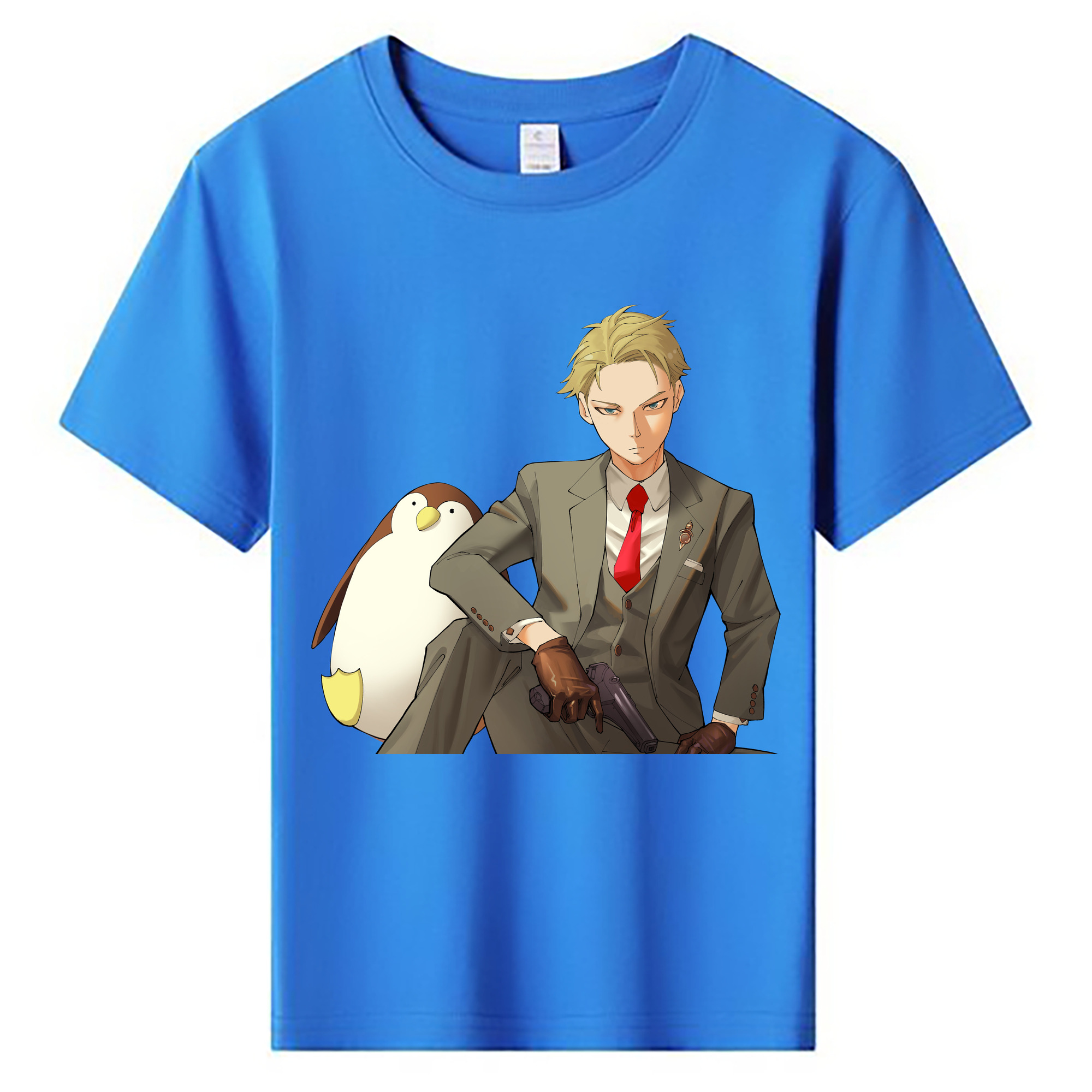 （画像用） SPY×FAMILY间谍家家酒 綿100％キッズTシャツ（フロントプリント）